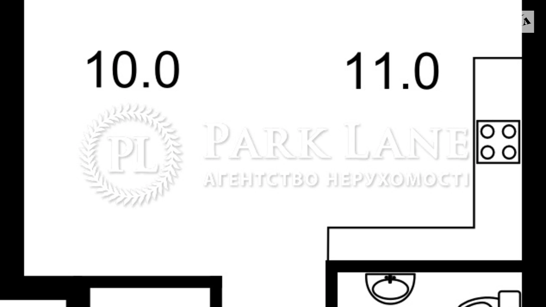 Продается 1-комнатная квартира 38 кв. м в Киеве, ул. Победы, 67