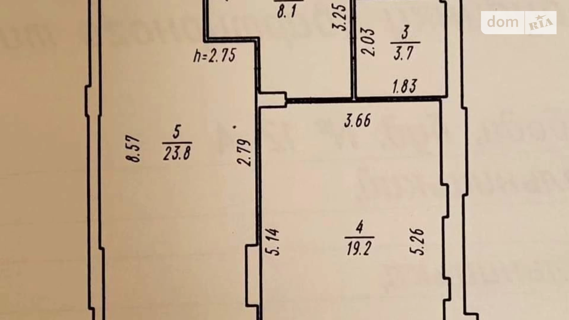 Продается 1-комнатная квартира 56.7 кв. м в Хмельницком, Свободы майд., 12А - фото 5