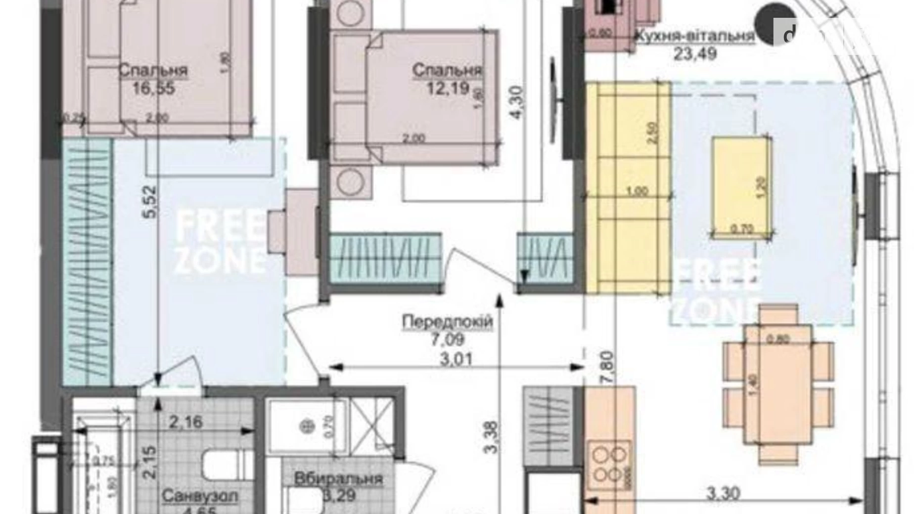 Продается 2-комнатная квартира 65 кв. м в Киеве, ул. Васильковская, 1 - фото 2