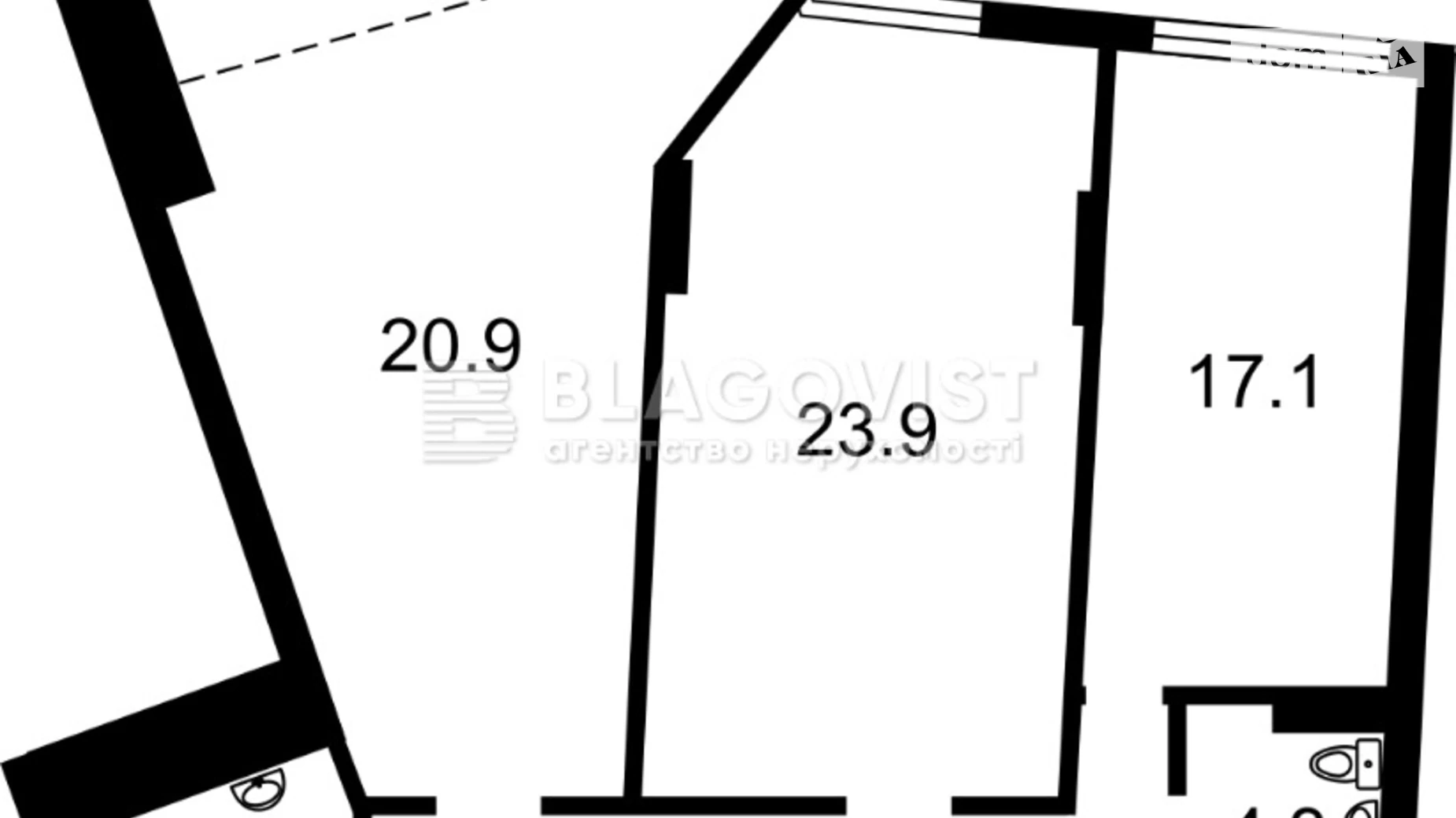 Продается 3-комнатная квартира 85.4 кв. м в Киеве, ул. Центральная, 21А - фото 2