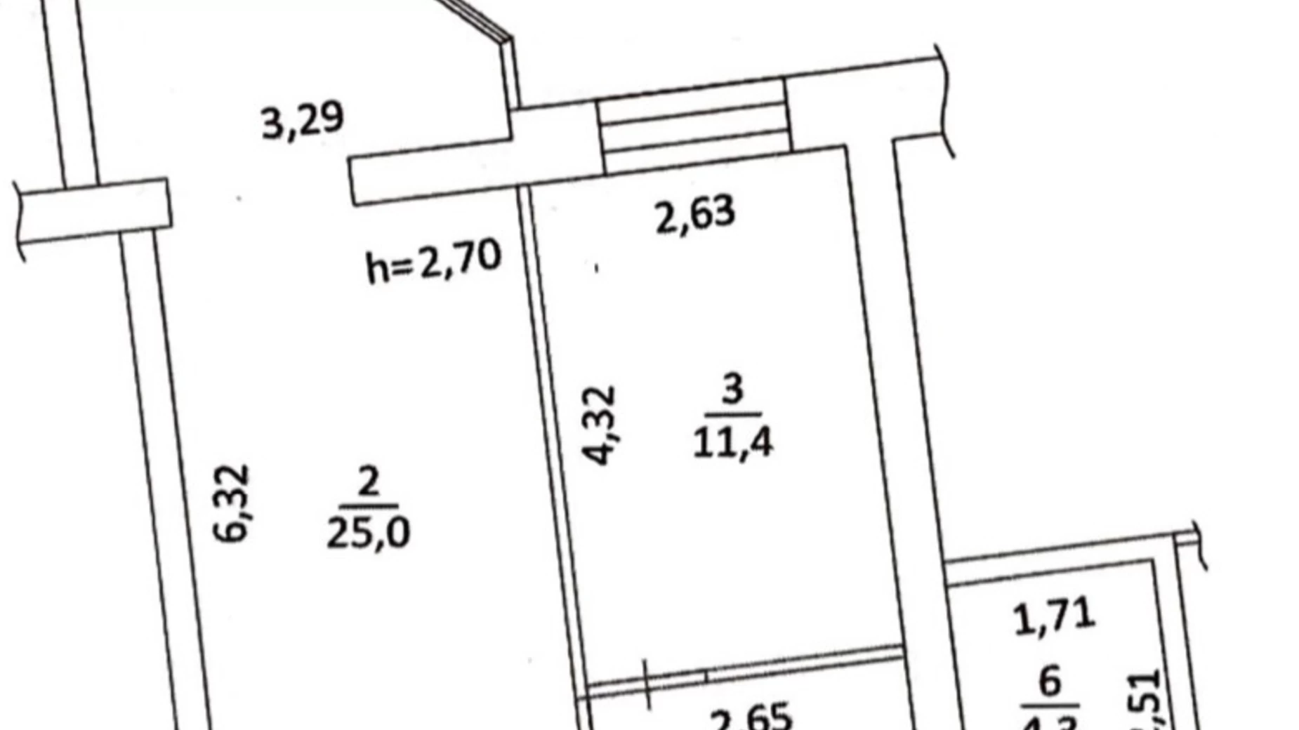 Продается 1-комнатная квартира 45.6 кв. м в Житомире, ул. Тетеревский Бульвар