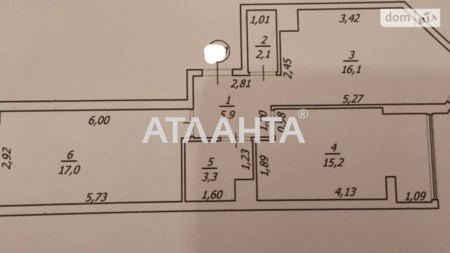 Продается 2-комнатная квартира 61 кв. м в Одессе, мас. Радужный, 20 - фото 4