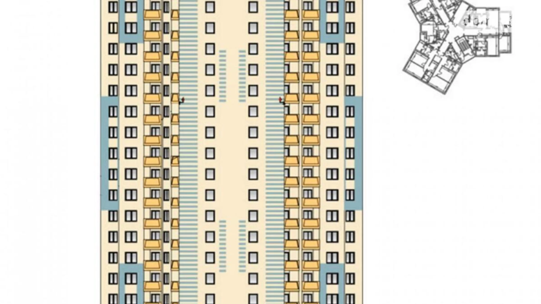 Продається 2-кімнатна квартира 57 кв. м у Києві, просп. Академіка Глушкова, 6