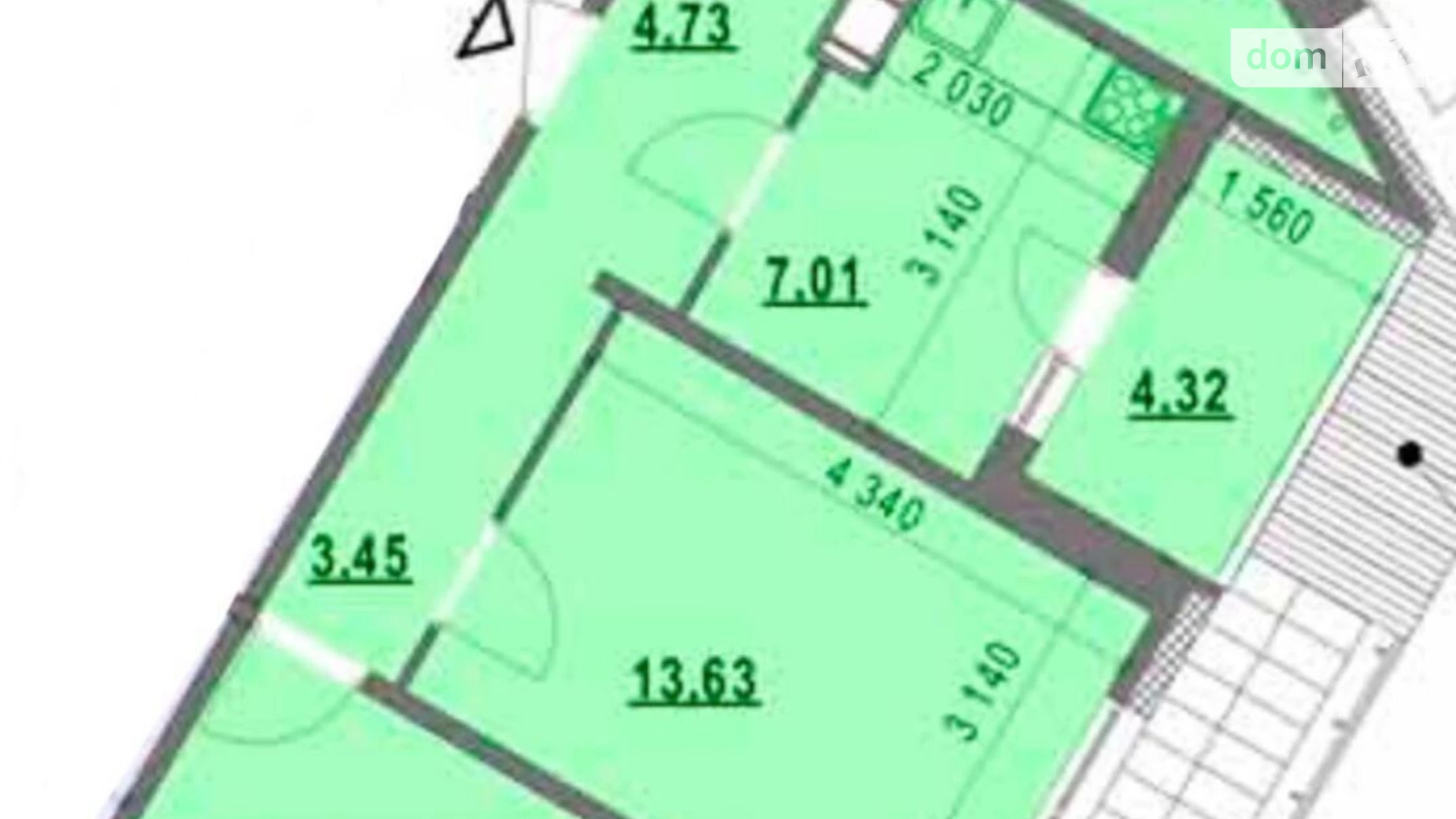 Продается 2-комнатная квартира 57 кв. м в Киеве, просп. Академика Глушкова, 6