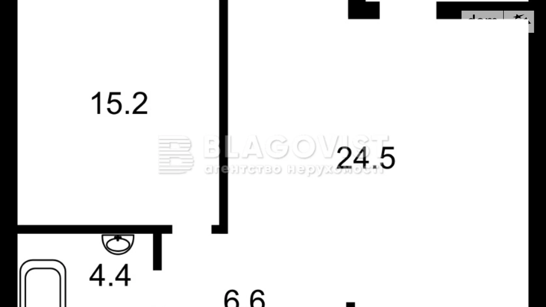 Продается 2-комнатная квартира 53 кв. м в Киеве, ул. Шолуденко, 30