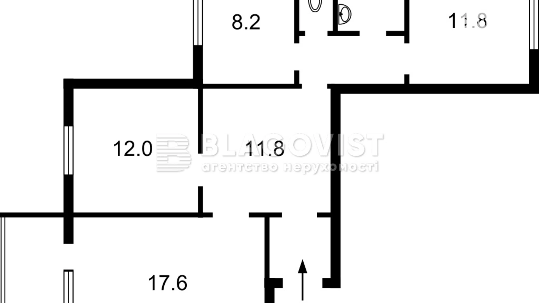 Продается 3-комнатная квартира 72 кв. м в Киеве, ул. Чернобыльская, 24/26 - фото 3