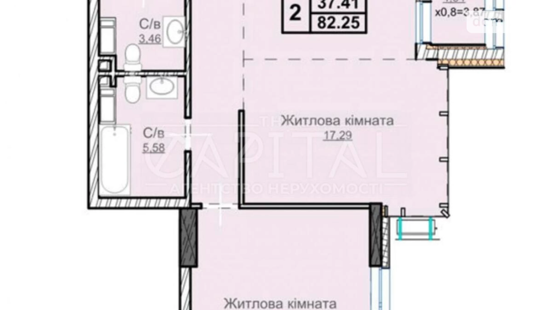 Продается 3-комнатная квартира 83 кв. м в Киеве, ул. Андрея Верхогляда(Драгомирова), 75 - фото 3