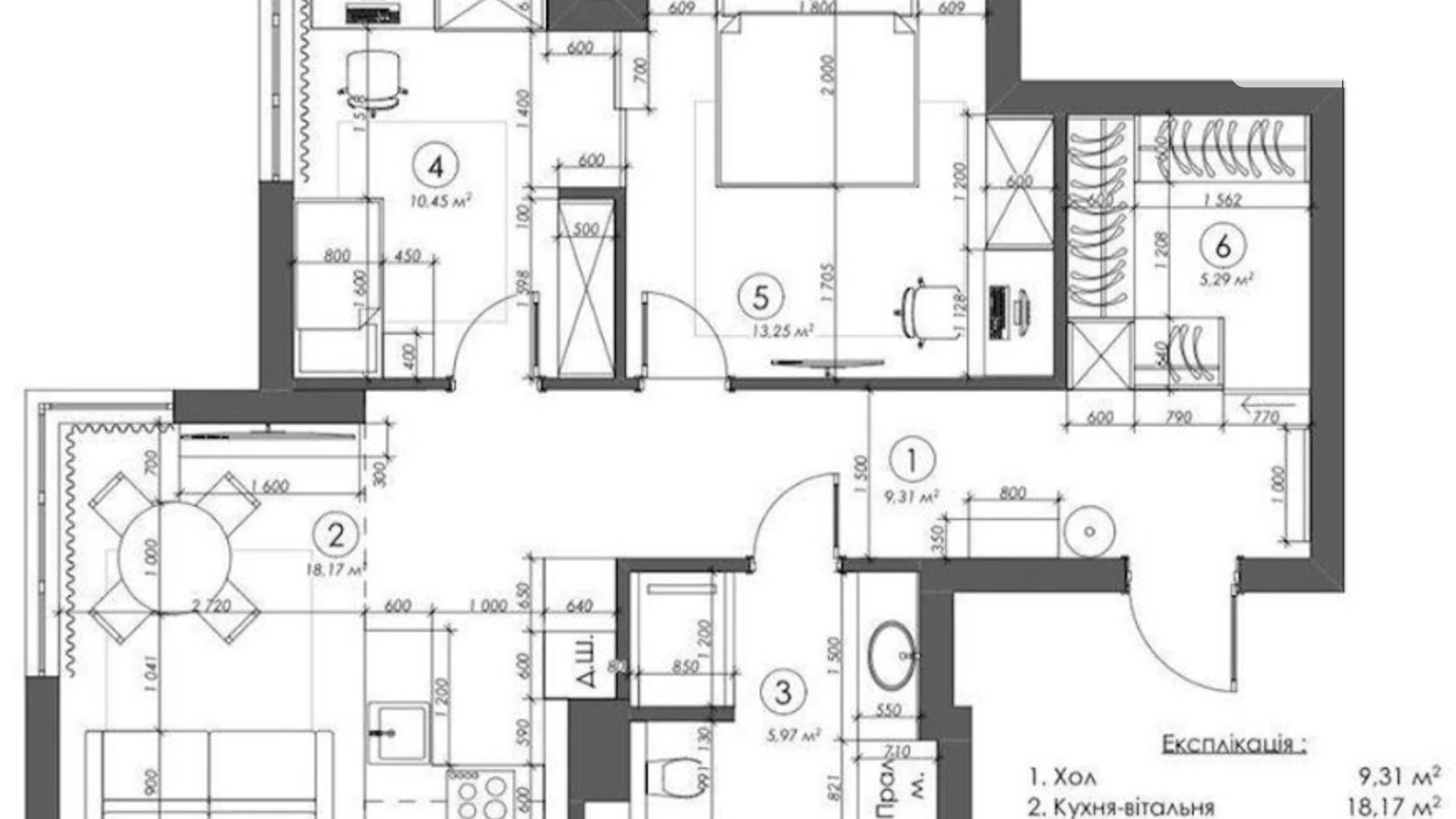 Продается 2-комнатная квартира 63 кв. м в Киеве, ул. Трускавецкая, 10Д