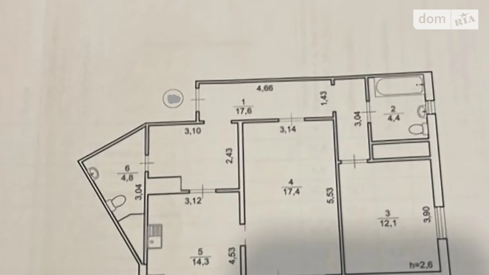 Продается 2-комнатная квартира 73 кв. м в Киеве, ул. Чавдар Елизаветы, 14 - фото 2