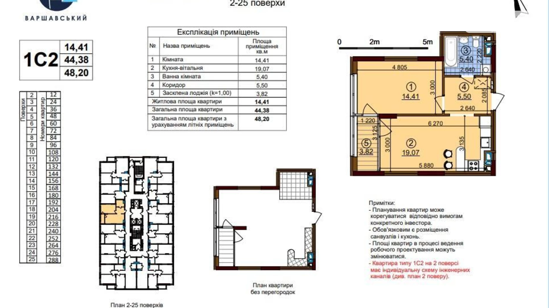 Продается 1-комнатная квартира 48 кв. м в Киеве, ул. Семьи Кристеров