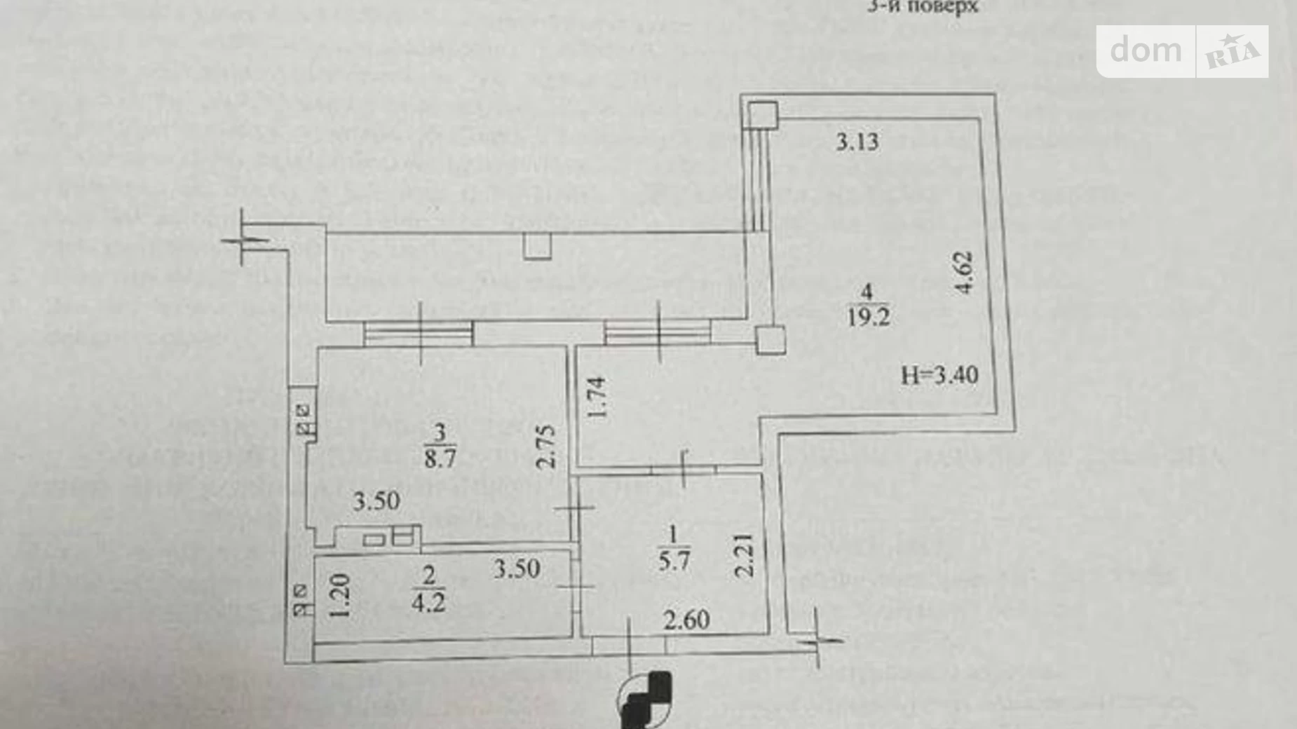 Продается 1-комнатная квартира 48 кв. м в Харькове, ул. Профессорская, 32 - фото 5