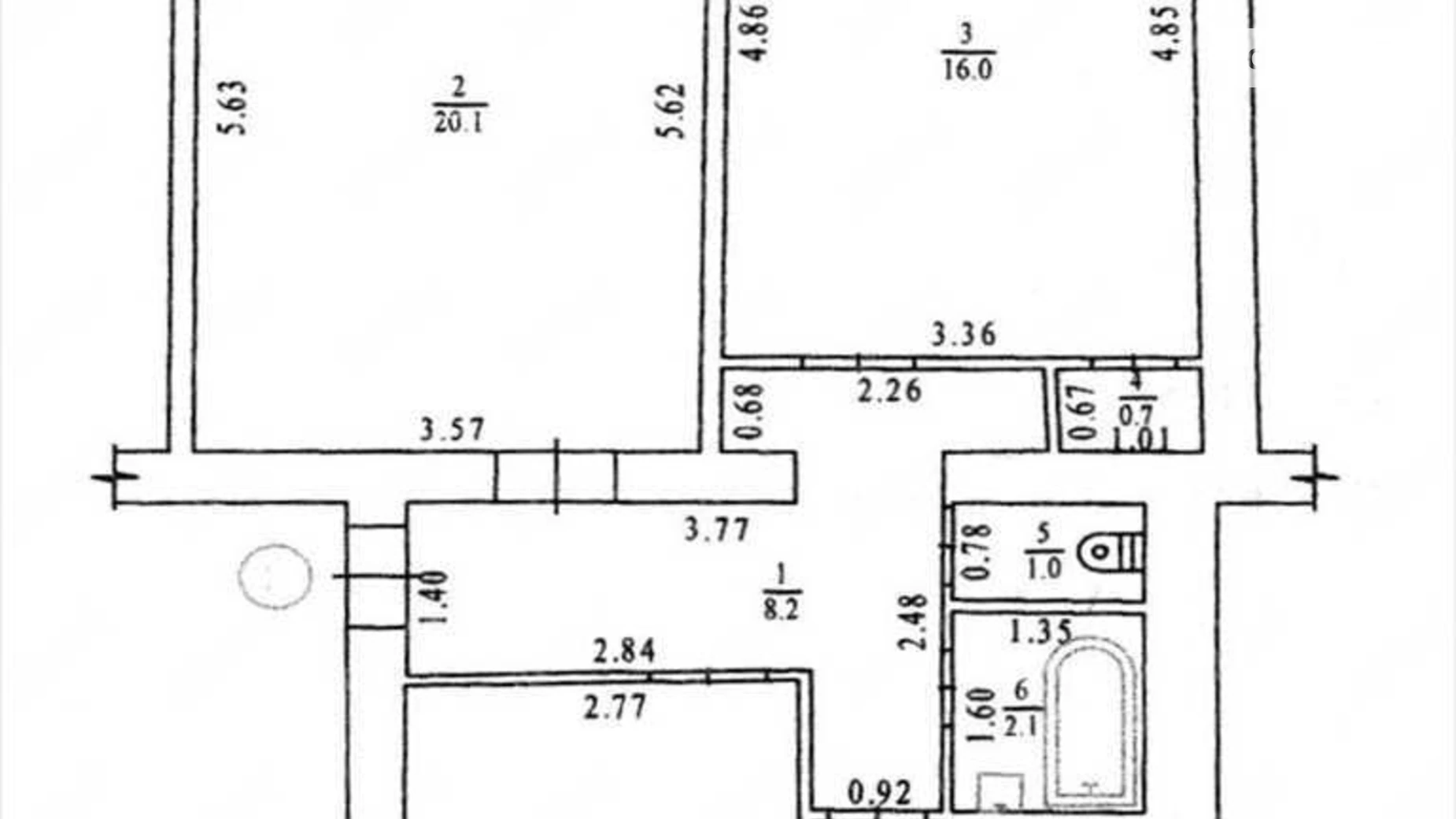 Продается 3-комнатная квартира 68 кв. м в Полтаве, ул. Сретенская - фото 5