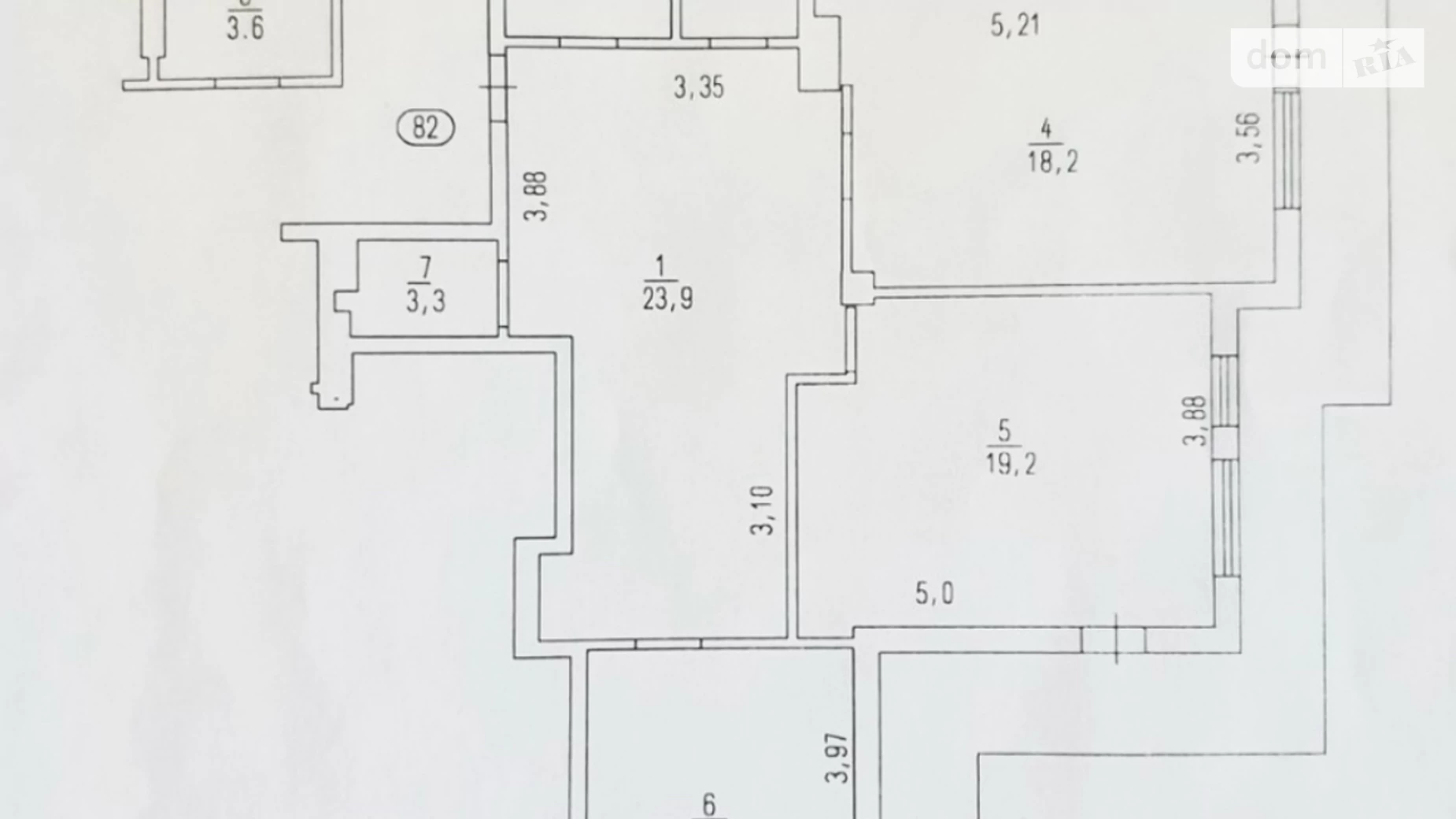 Продается 2-комнатная квартира 103 кв. м в Черкассах, ул. Гоголя, 302