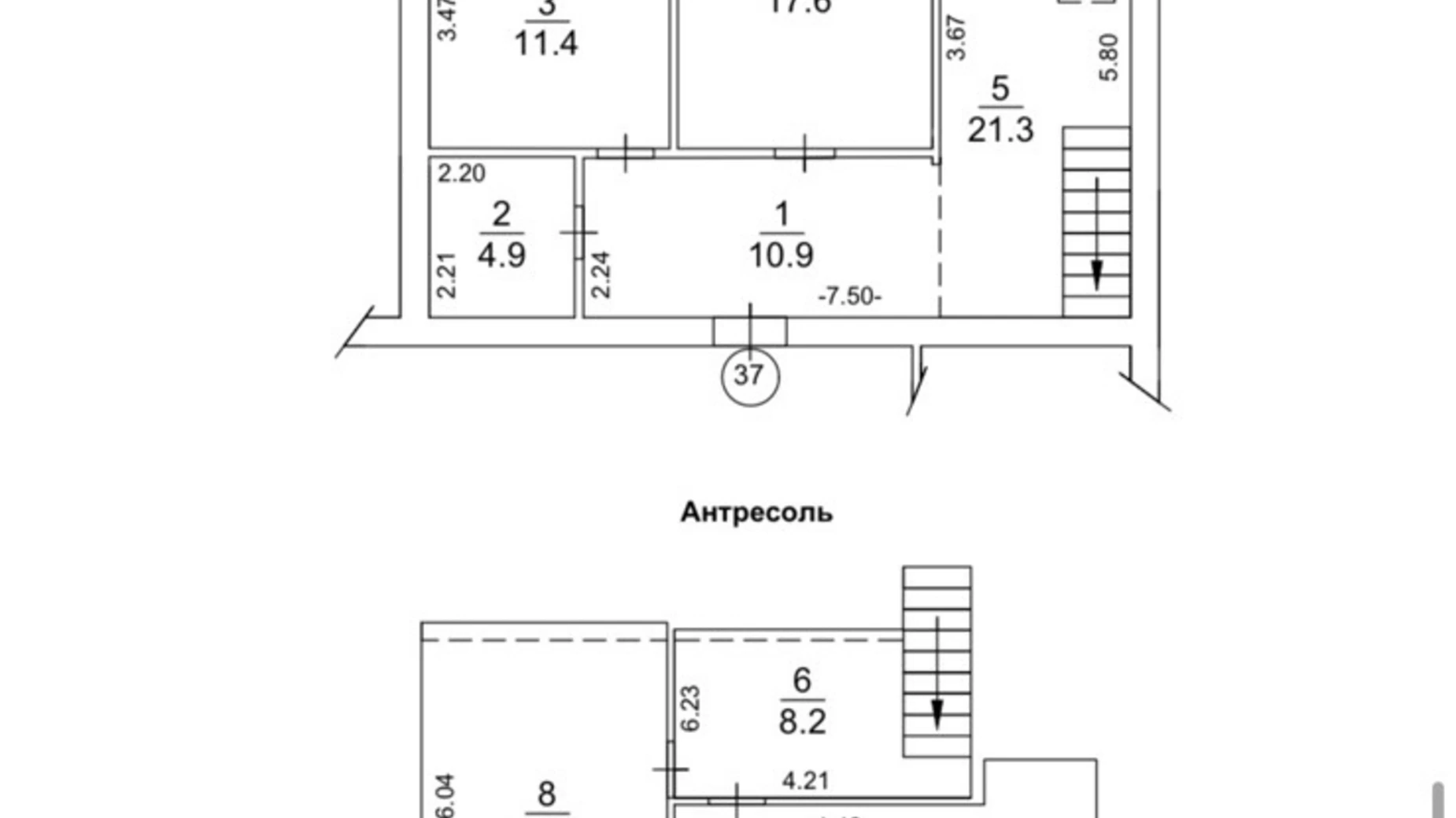 Продается 3-комнатная квартира 117 кв. м в Броварах, ул. Фельдмана, 1