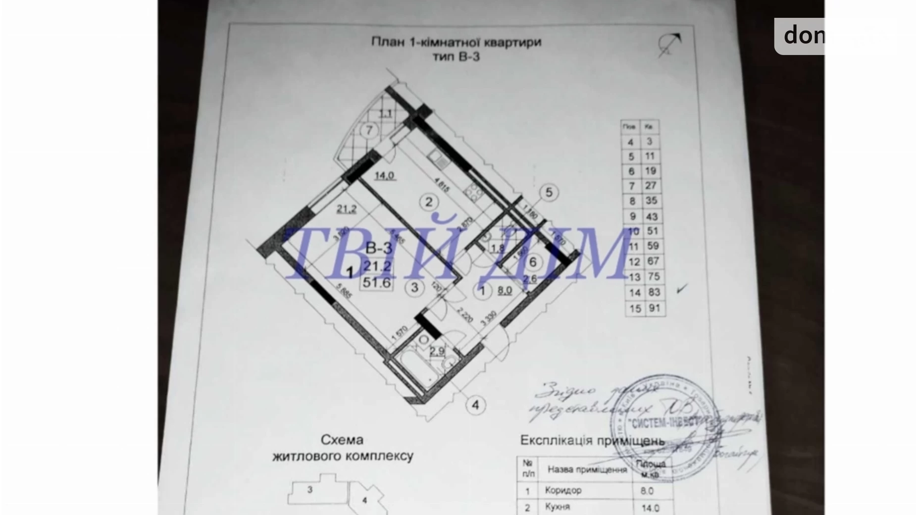 Продається 1-кімнатна квартира 53 кв. м у Борисполі, вул. Київський шлях