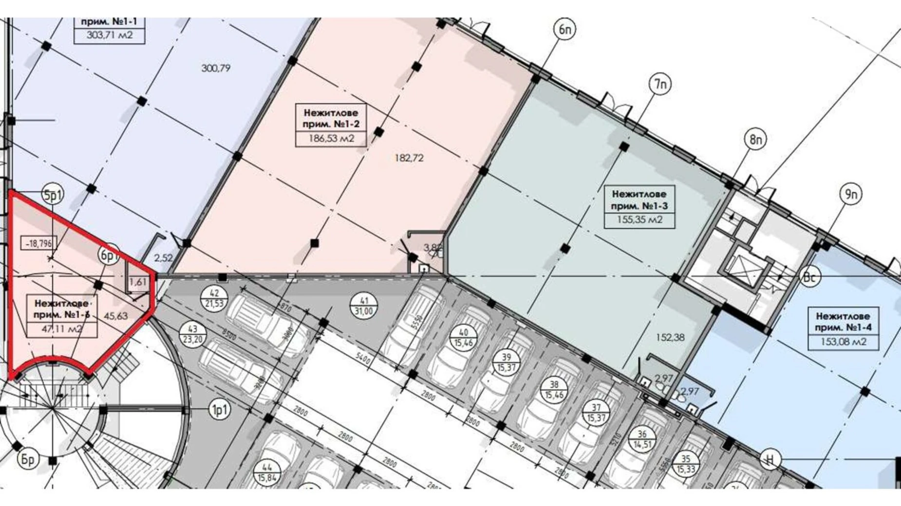 Продается помещения свободного назначения 51 кв. м в 36-этажном здании, цена: 95000 $ - фото 2