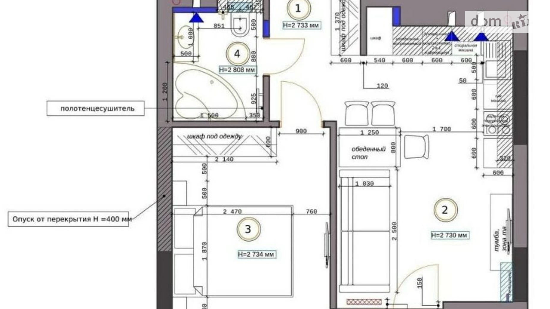 Продается 1-комнатная квартира 42.9 кв. м в Киеве, просп. Воздушных Сил(Воздухофлотский), 56