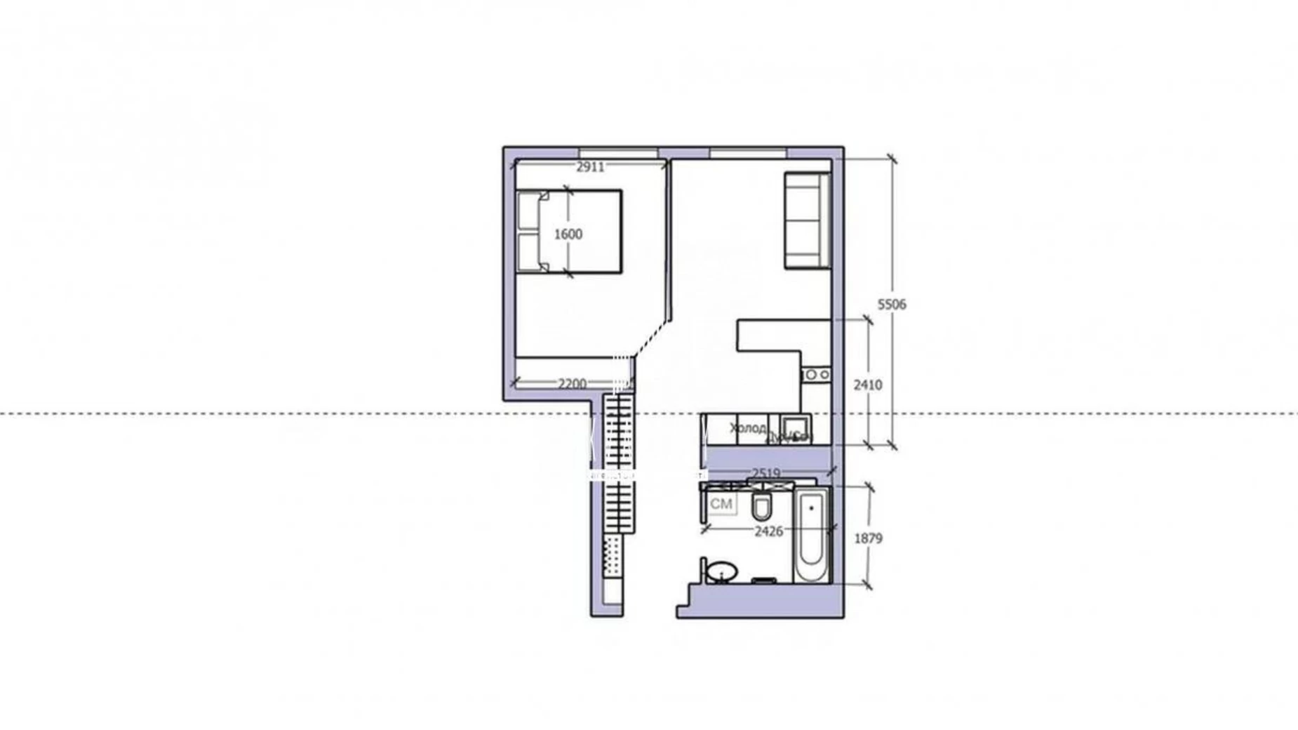 Продается 1-комнатная квартира 42 кв. м в Киеве, ул. Елены Телиги, 25