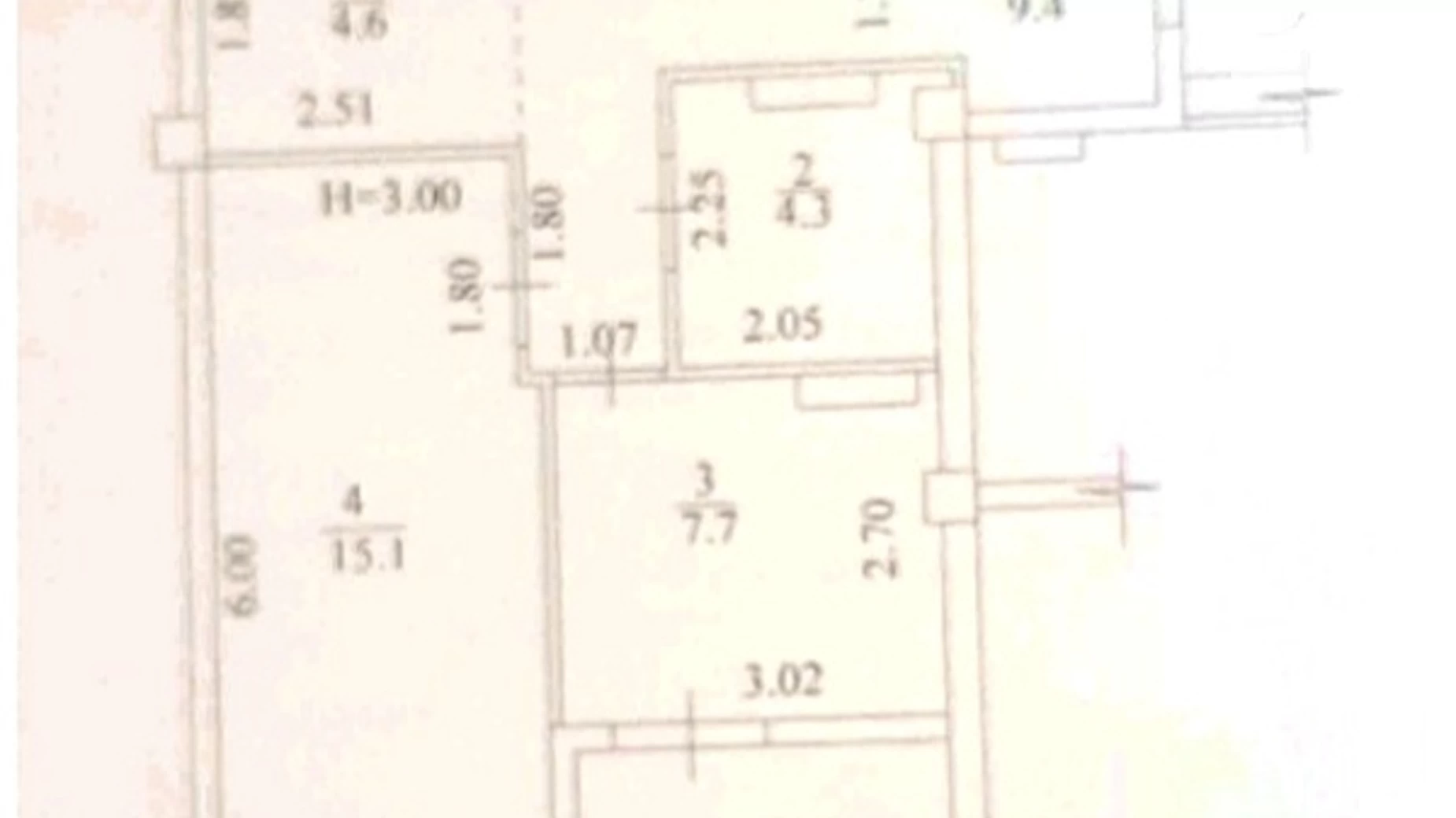 Продается 1-комнатная квартира 43 кв. м в Харькове, ул. Домостроительная, 5 - фото 2