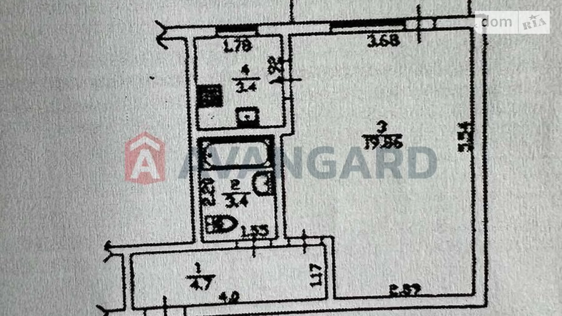 Продается 1-комнатная квартира 32 кв. м в Киеве, ул. Белорусская, 15 - фото 2