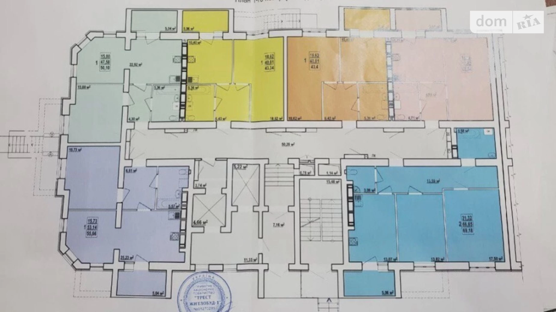 Продается 1-комнатная квартира 43.4 кв. м в Харькове, ул. Елизаветинская, 7