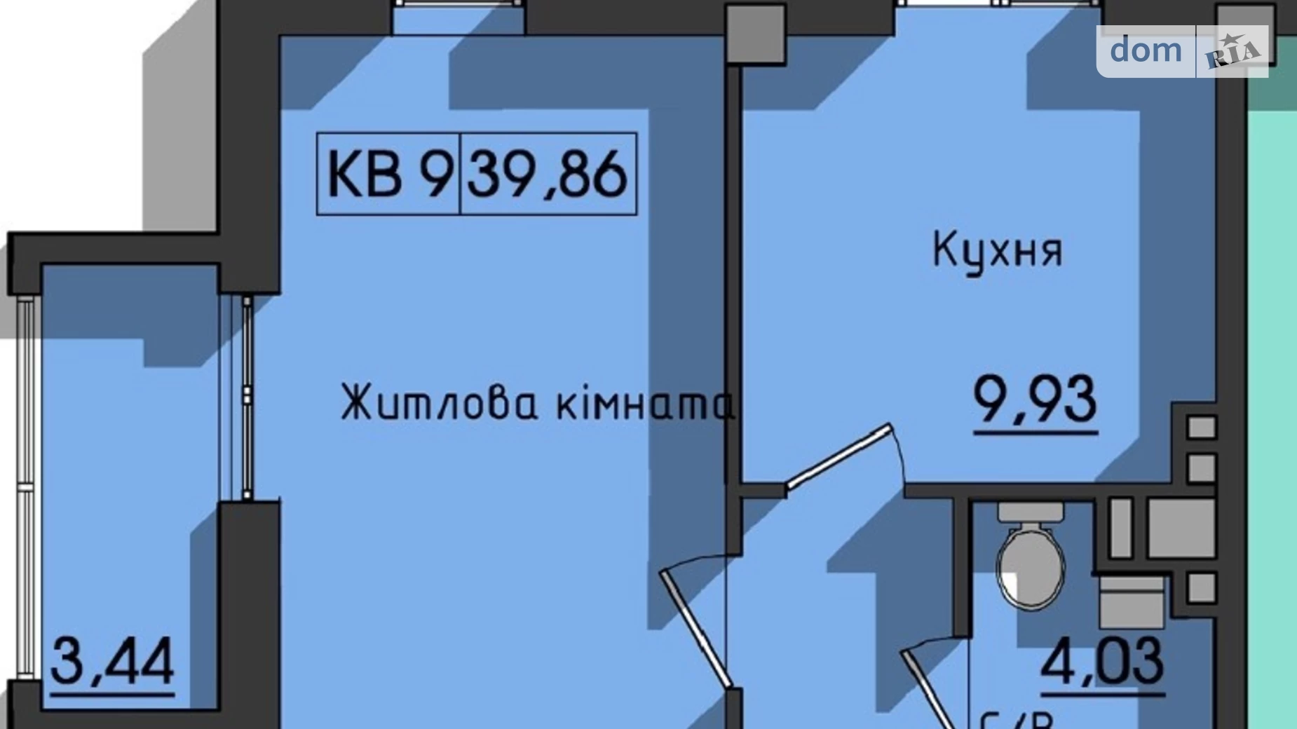 Продається 1-кімнатна квартира 42.8 кв. м у Одесі, вул. Космонавтів, 23К - фото 2