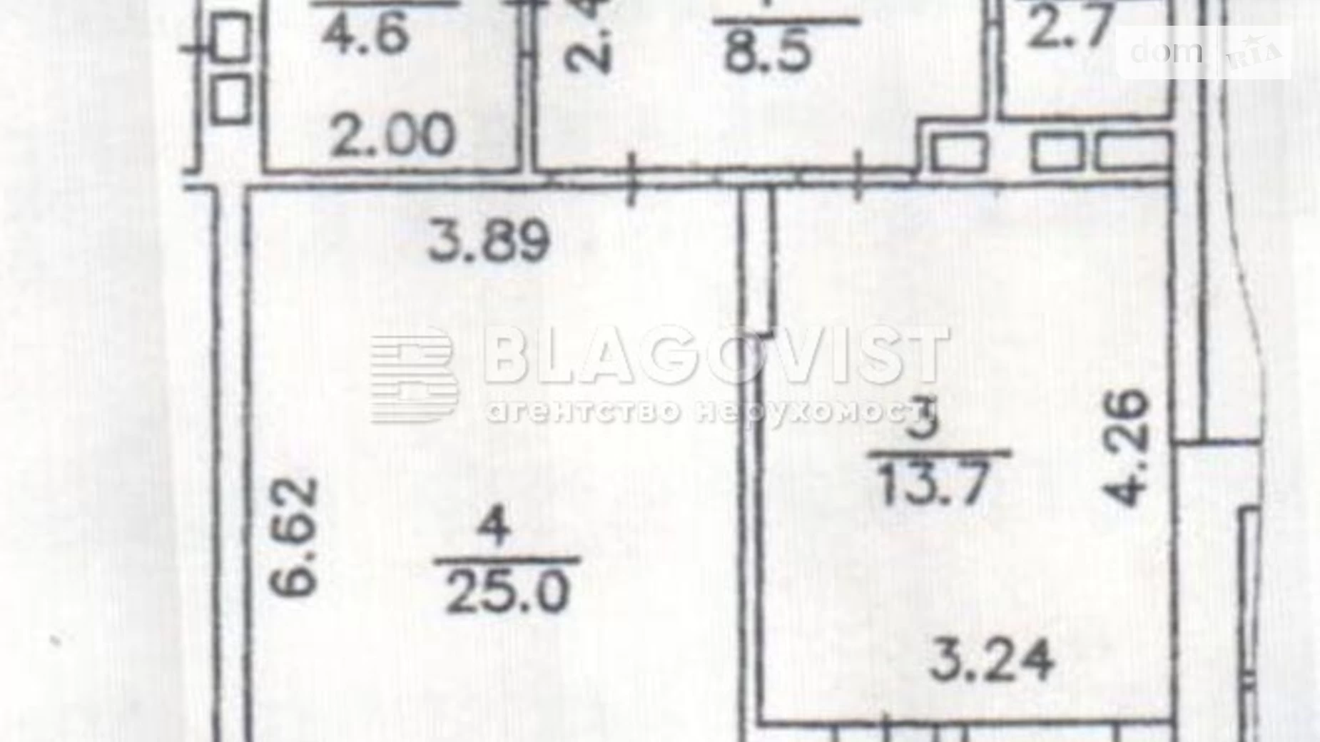 Продается 1-комнатная квартира 58.4 кв. м в Киеве, ул. Голосеевская, 13