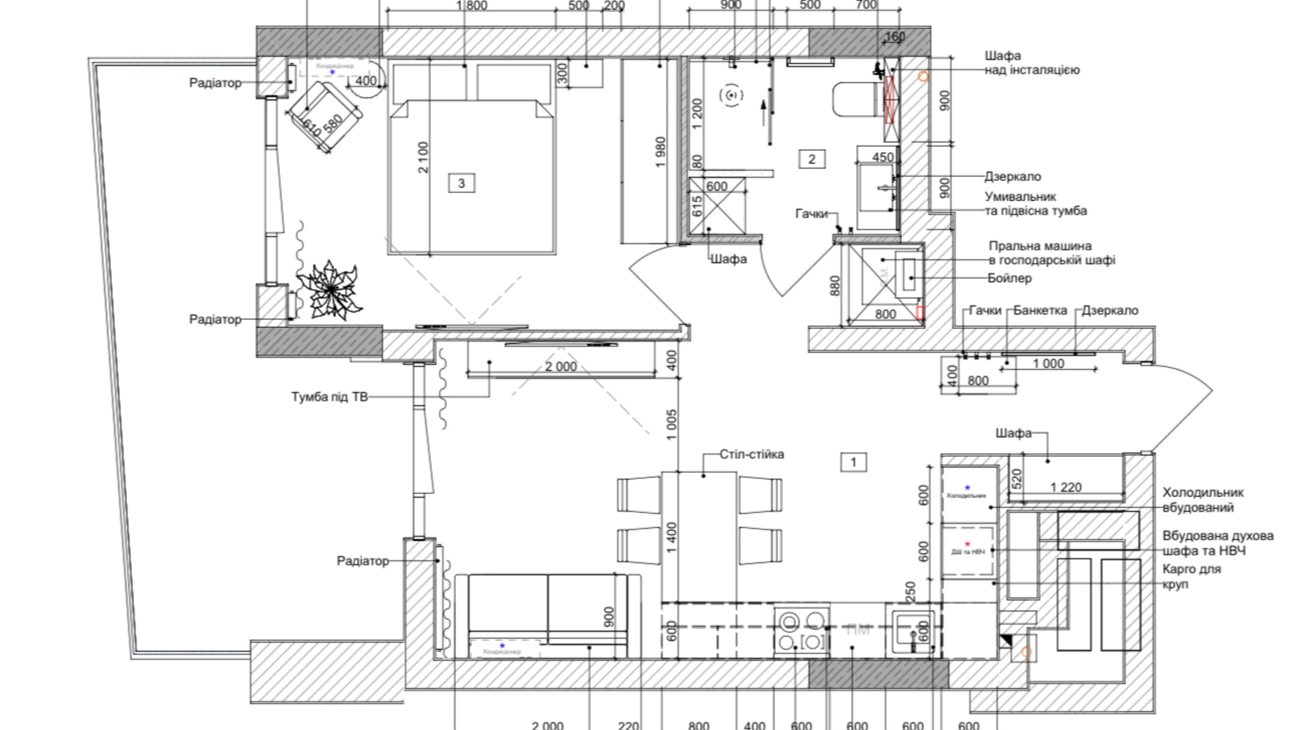 Продается 1-комнатная квартира 47 кв. м в Виннице, пер. Кирпичный, 12