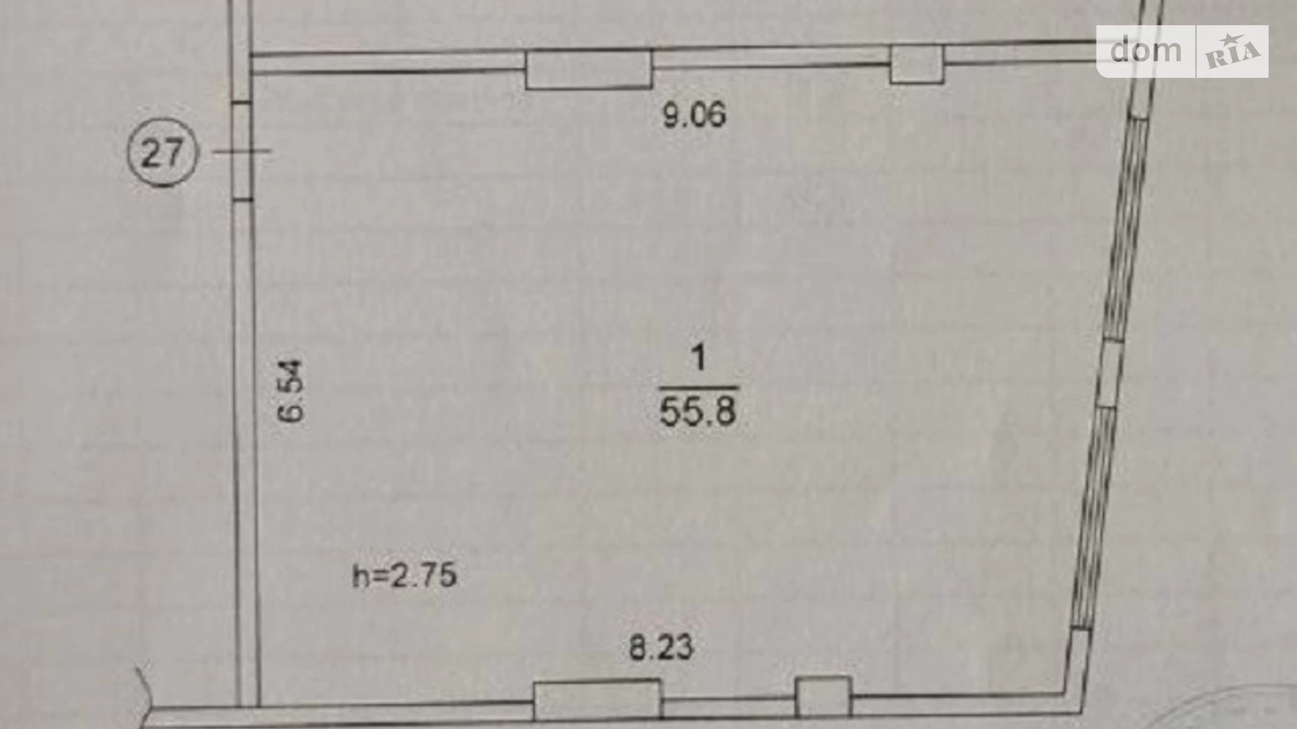 Продается 2-комнатная квартира 55.8 кв. м в Днепре, ул. Староказацкая(Комсомольская), 52