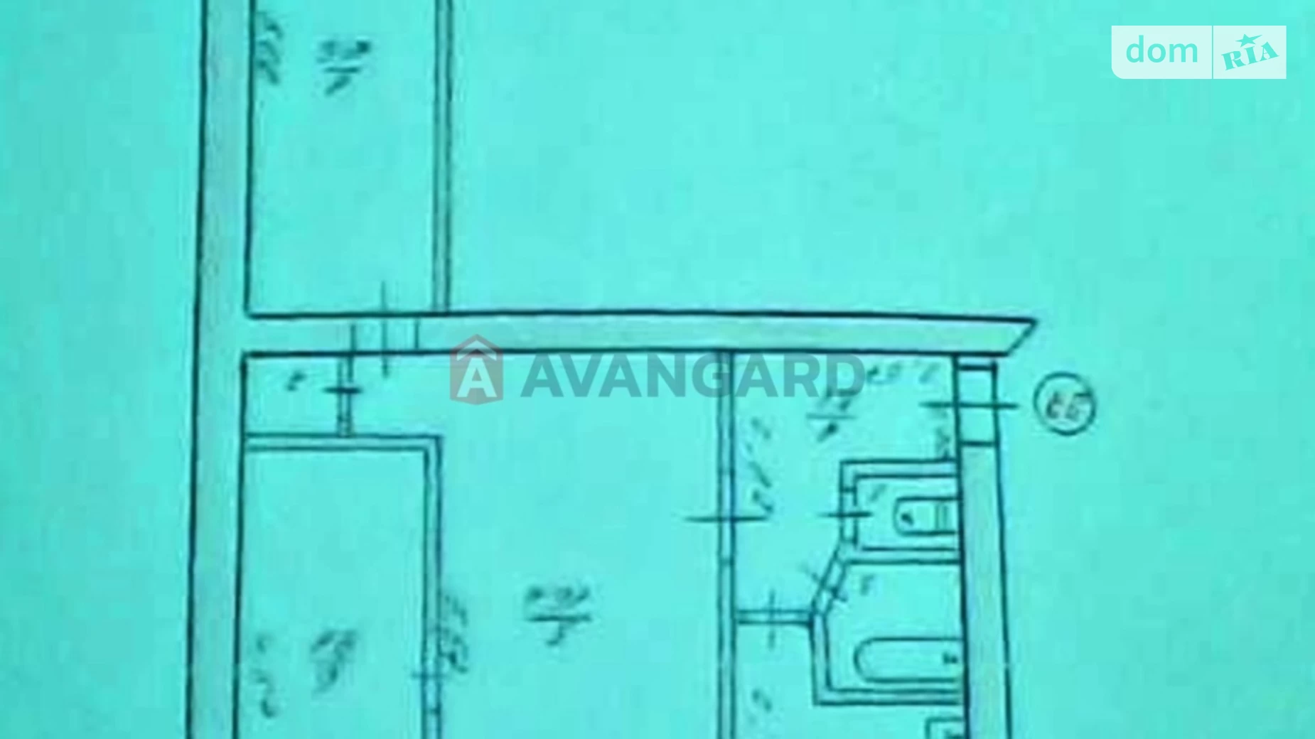 Продается 3-комнатная квартира 55 кв. м в Каменском, Д. Яворницкого, 16