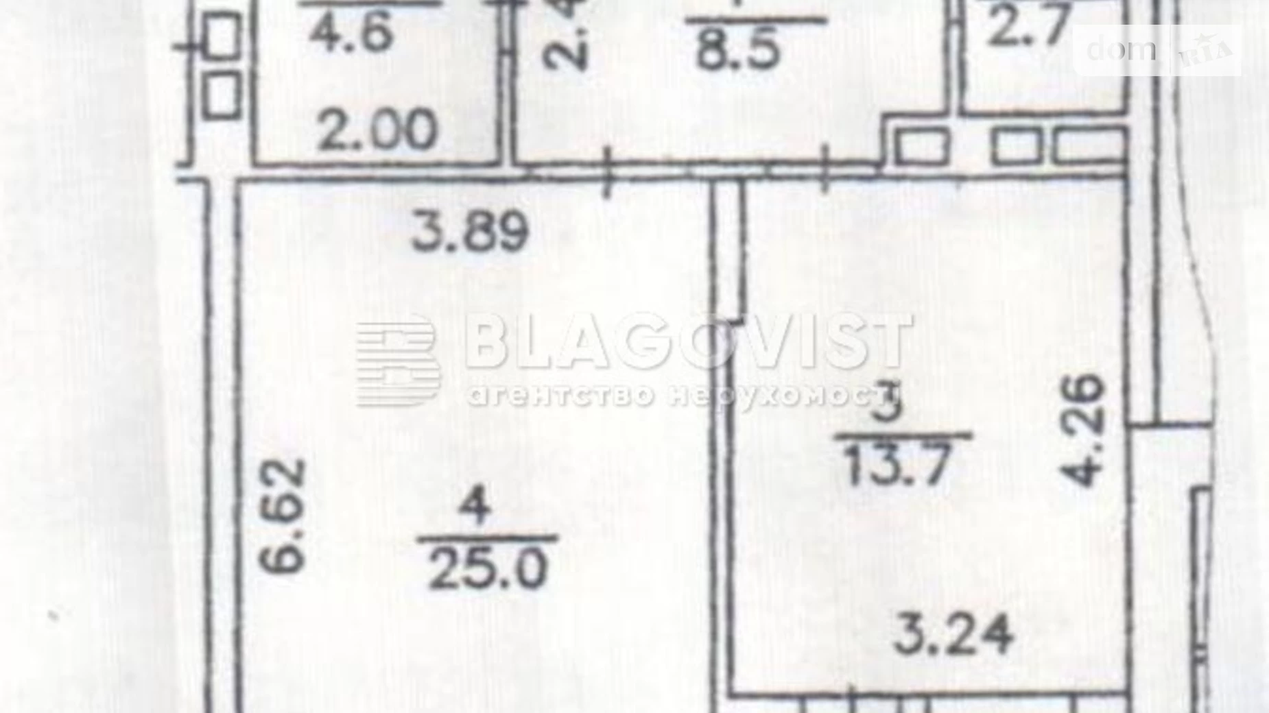 Продается 1-комнатная квартира 58 кв. м в Киеве, пл. Голосеевская, 13