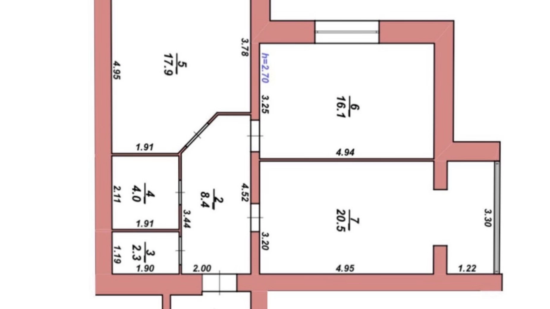 Продается 2-комнатная квартира 72.6 кв. м в Хмельницком, ул. Степана Бандеры, 15 - фото 2