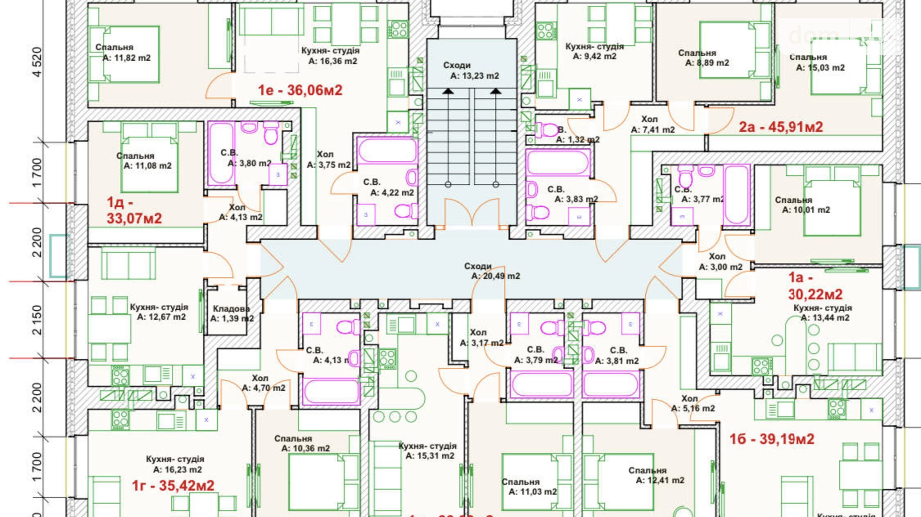 Продается 2-комнатная квартира 46 кв. м в Ирпене, ул. Троицкая