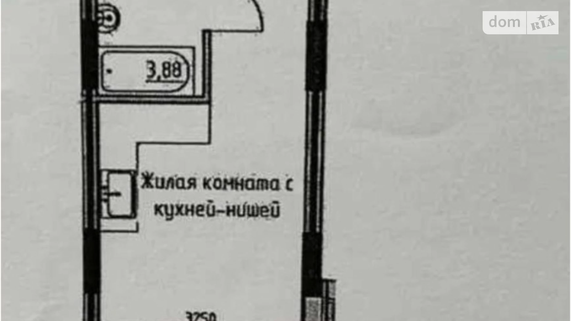 Продается 1-комнатная квартира 25 кв. м в Одессе, ул. Радостная, 75