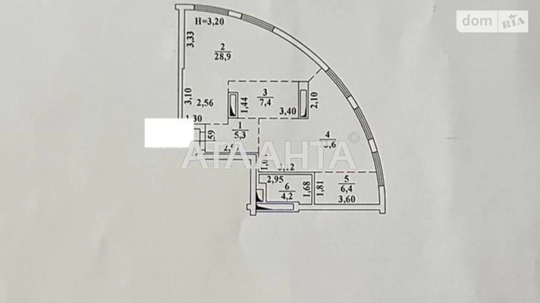 Продається 2-кімнатна квартира 76 кв. м у Одесі, вул. Люстдорфська дорога, 55М