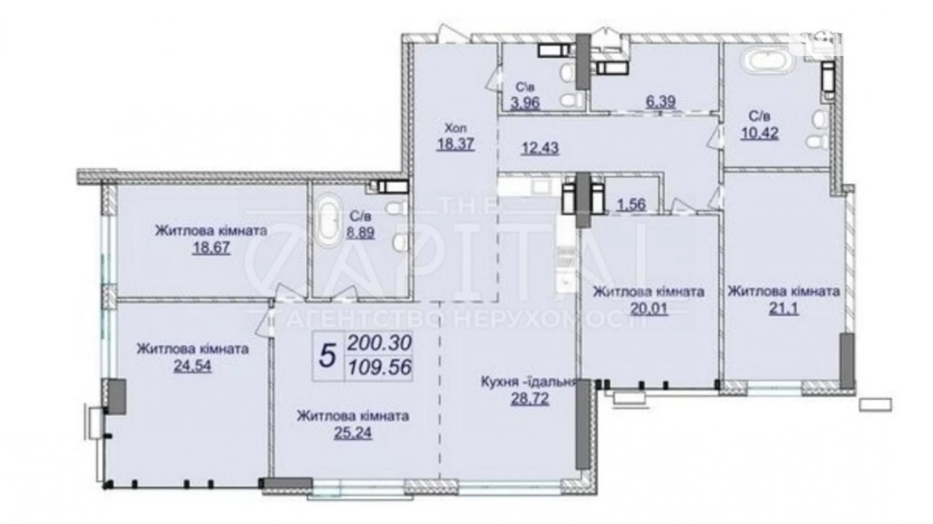 Продается 6-комнатная квартира 200 кв. м в Киеве, ул. Андрея Верхогляда(Драгомирова) - фото 3