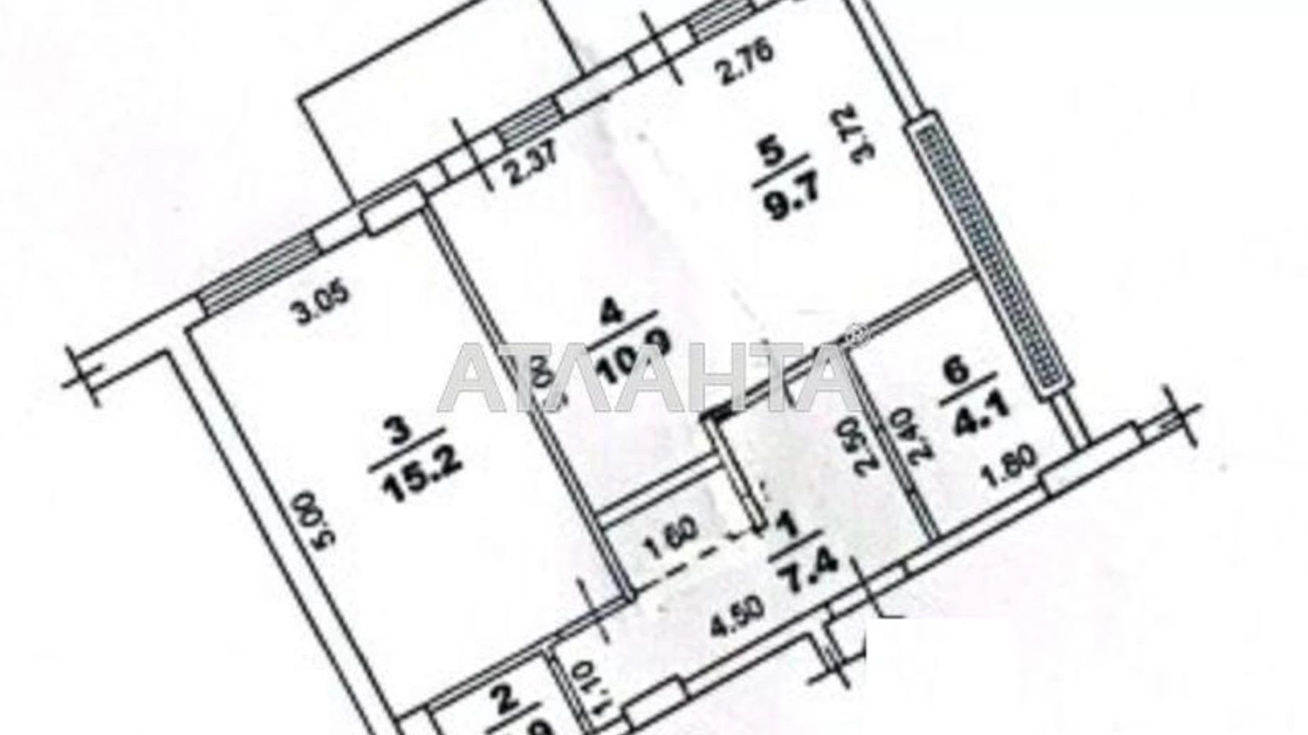 Продается 2-комнатная квартира 51.4 кв. м в Одессе, ул. Люстдорфская дорога, 100Б - фото 3