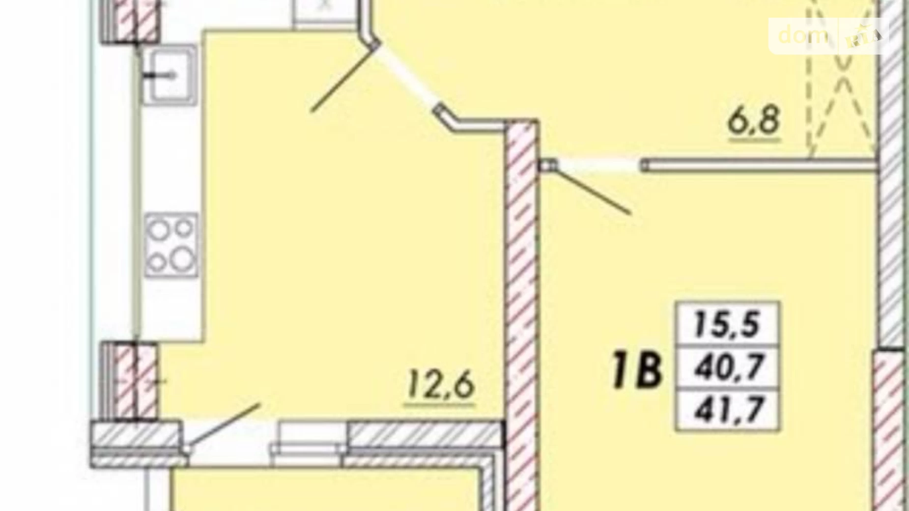 Продается 1-комнатная квартира 42 кв. м в Одессе, Овидиопольская дор. - фото 4