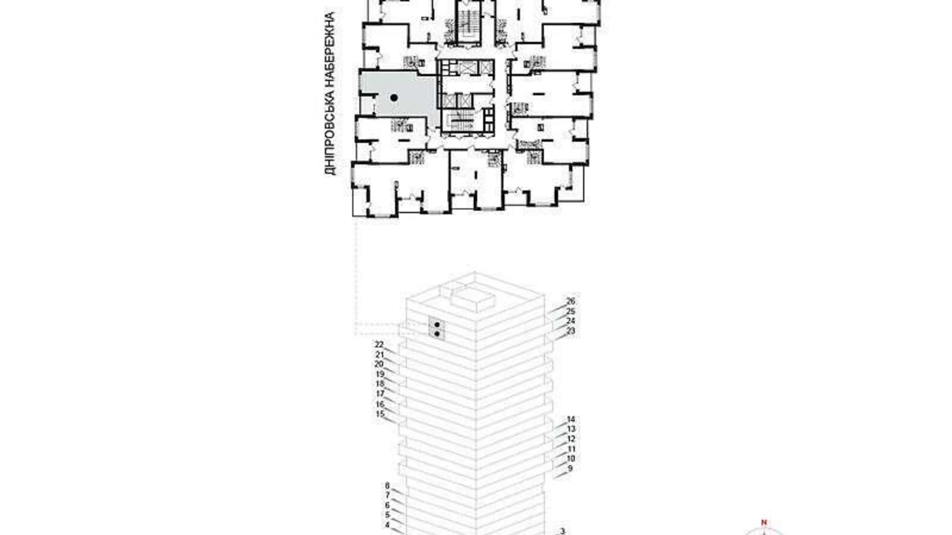 Продается 1-комнатная квартира 101 кв. м в Киеве, ул. Березняковская, 29