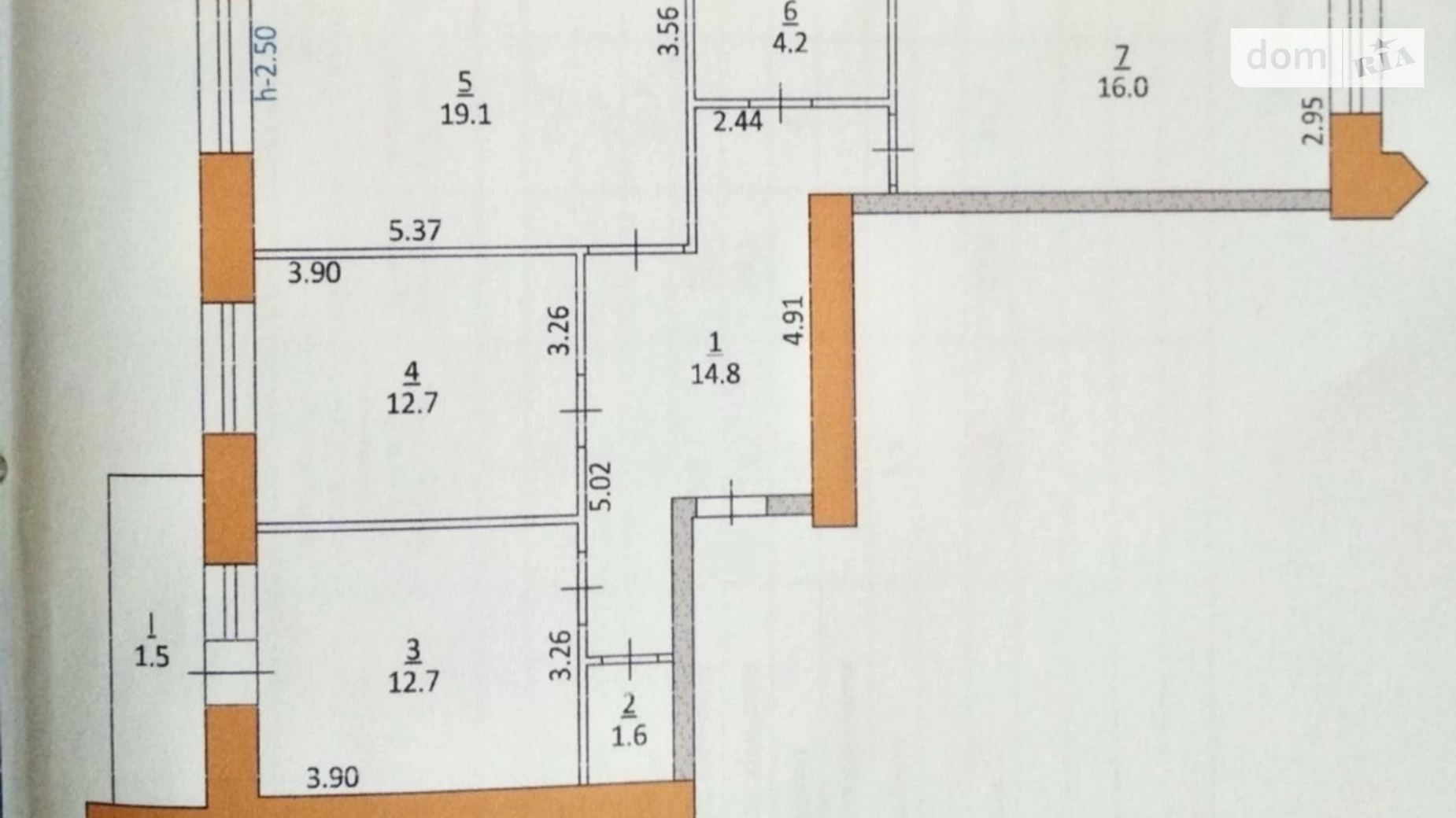 3-кімнатна квартира 83 кв. м у Тернополі, вул. Тарнавського Мирона Генерала