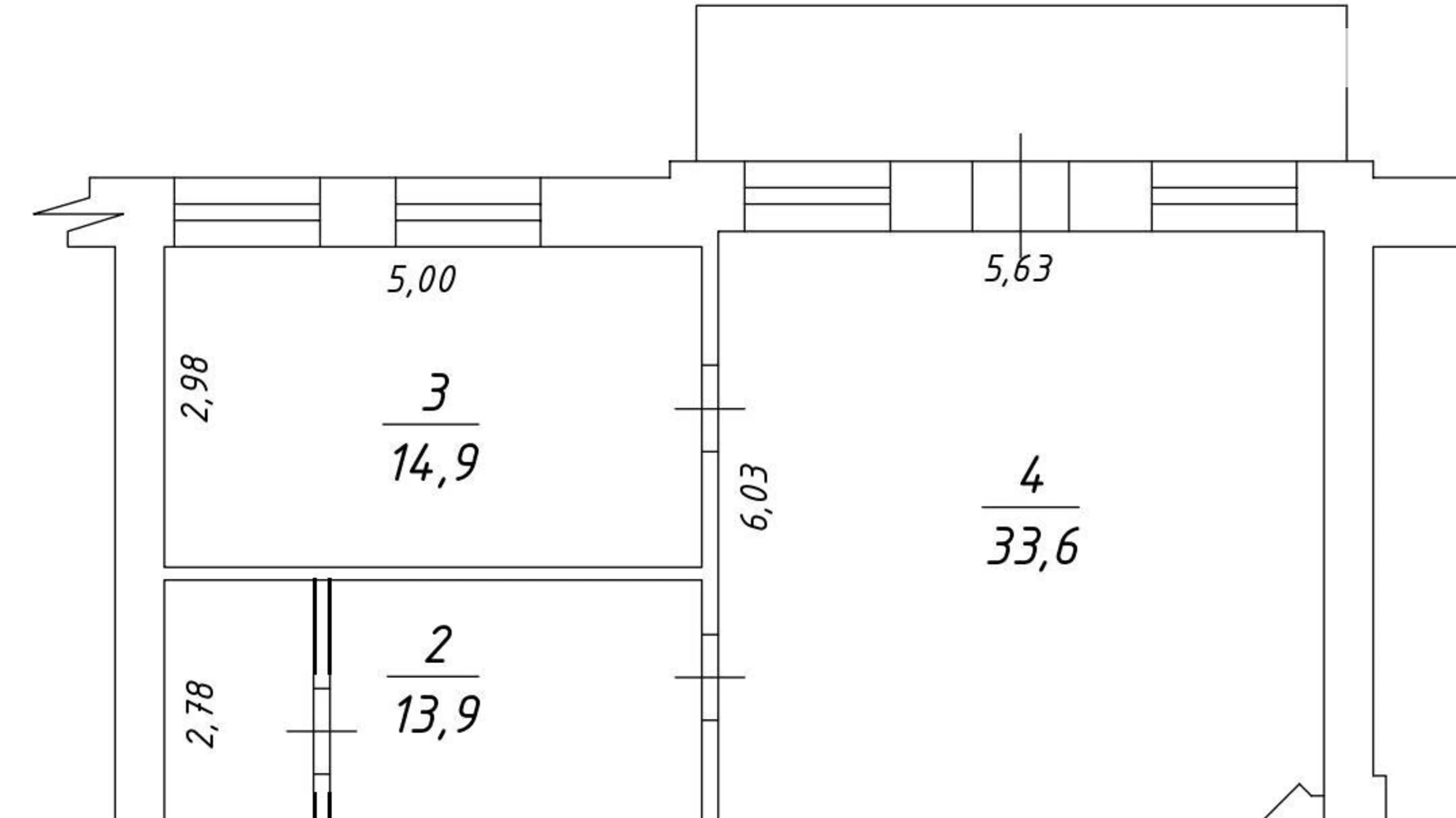 Продается 2-комнатная квартира 65 кв. м в Одессе, пер. Красный