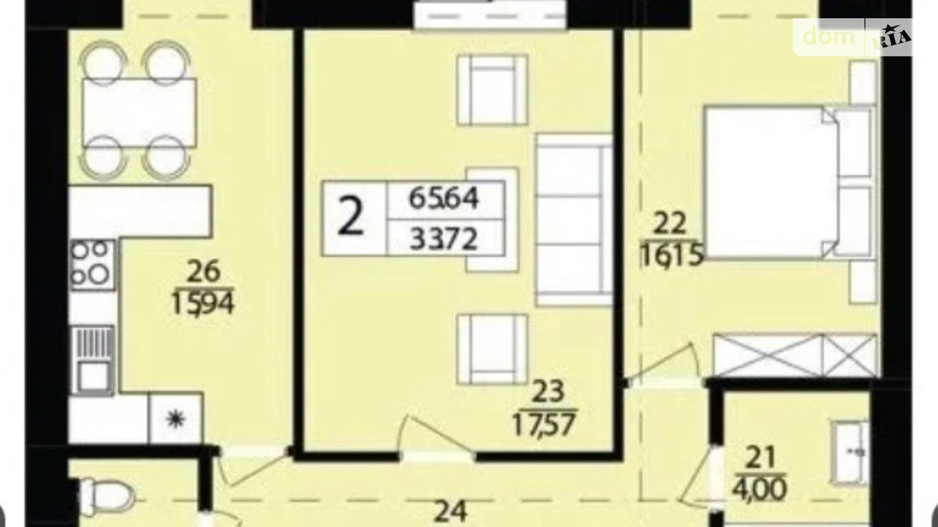 Продается 2-комнатная квартира 67 кв. м в Хмельницком, ул. Гетмана Мазепы(Красовского Маршала) - фото 3