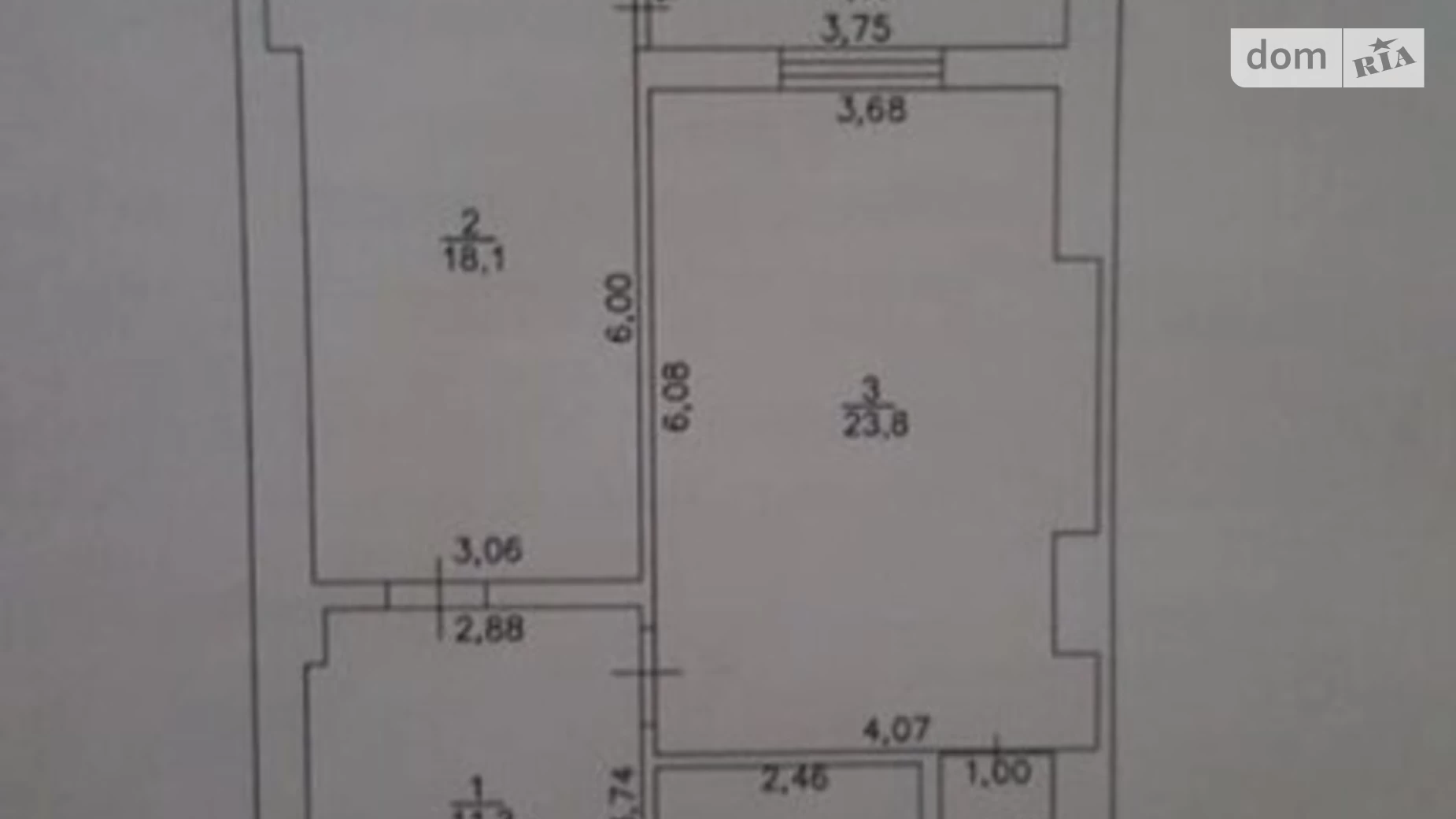 Продается 1-комнатная квартира 62.5 кв. м в Киеве, просп. Владимира Ивасюка, 55