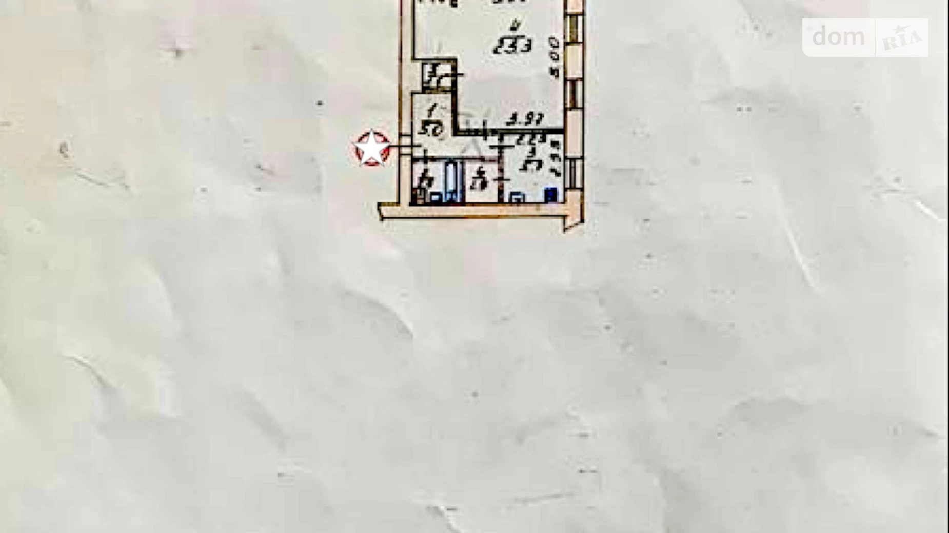 2-кімнатна квартира 40 кв. м у Тернополі, вул. Шашкевича, 1