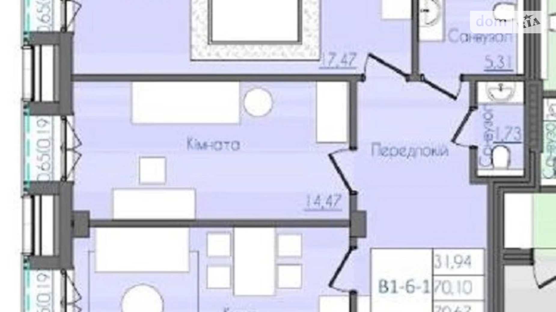 Продається 2-кімнатна квартира 70 кв. м у Одесі, Фонтанська дор. - фото 2