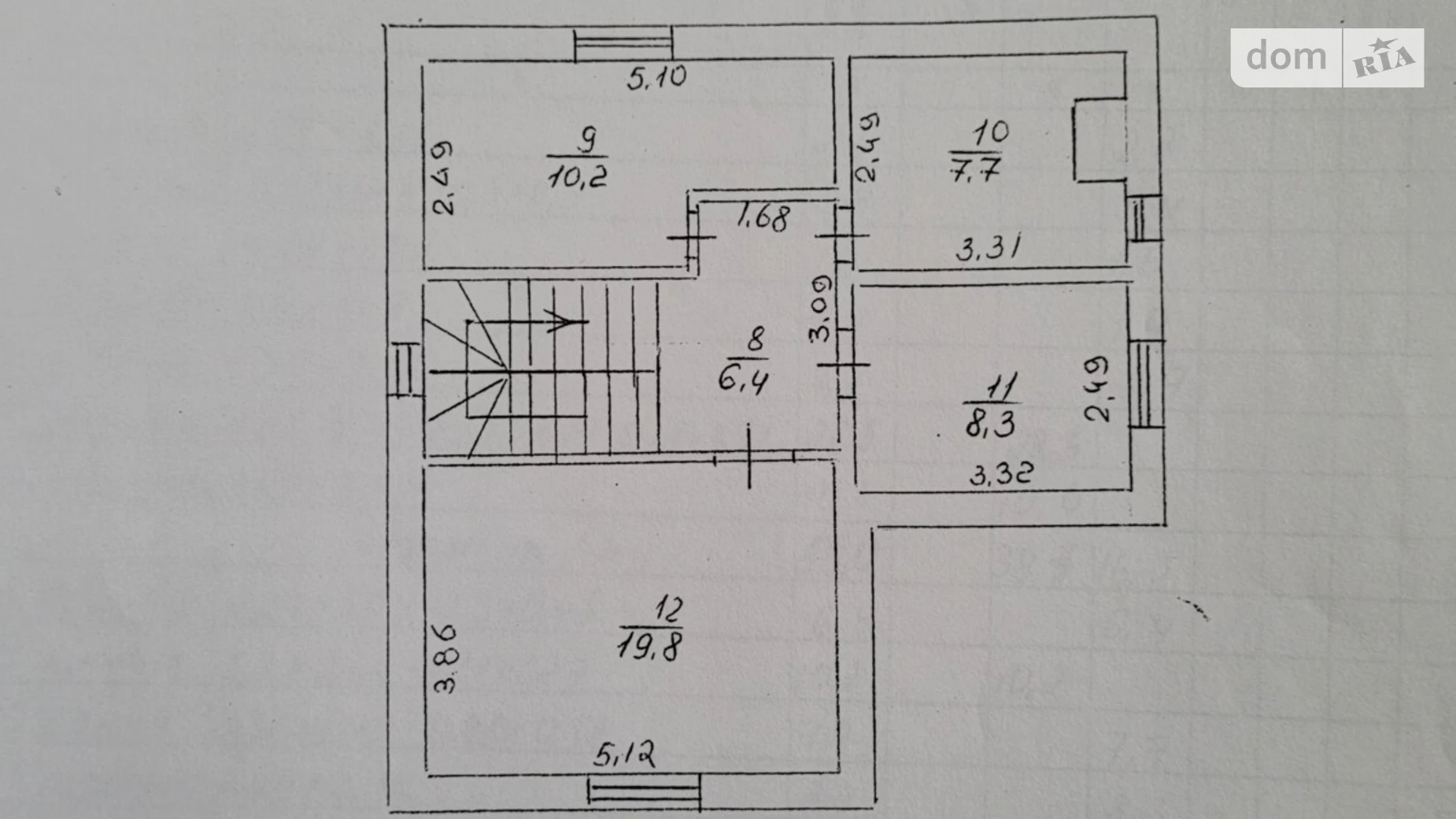 Продается дом на 2 этажа 107 кв. м с балконом, ул. Солнечная(Медведева)