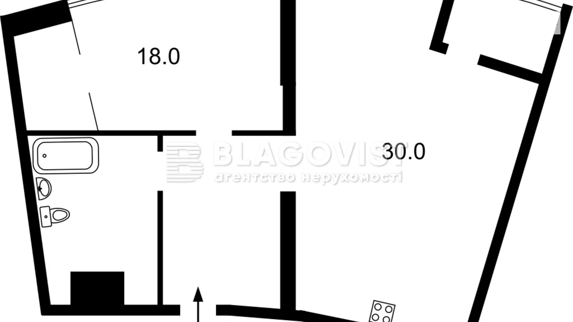 Продається 2-кімнатна квартира 68 кв. м у Києві, вул. Буслівська, 12 - фото 2