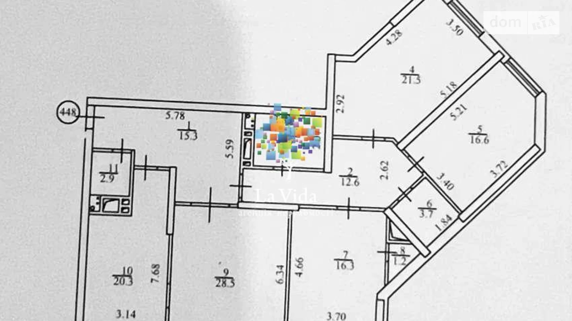 Продается 4-комнатная квартира 144 кв. м в Киеве, ул. Княжий Затон, 21