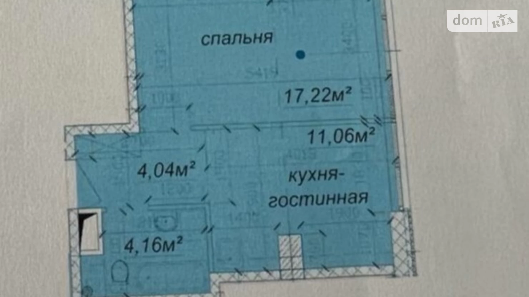 Продается 1-комнатная квартира 38 кв. м в Днепре, ул. Европейская, 5