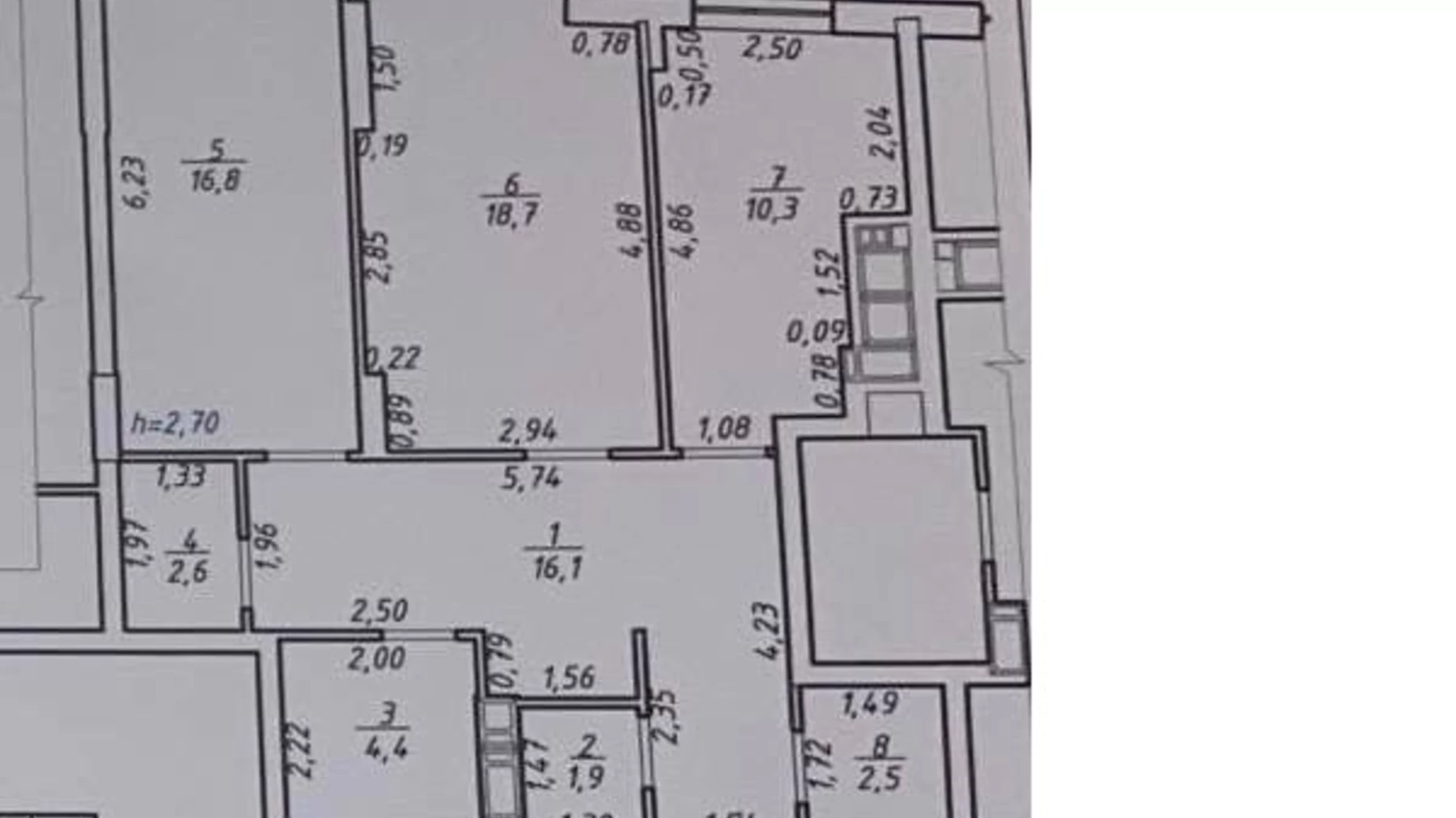 Продается 2-комнатная квартира 74 кв. м в Львове, ул. Беговая, 17 - фото 5